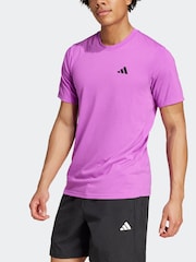 adidas Purple 100% Cotton Train Essentials Feelready Training T-Shirt - Image 4 of 7