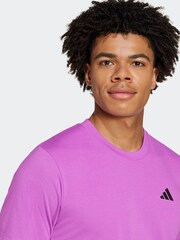 adidas Purple 100% Cotton Train Essentials Feelready Training T-Shirt - Image 5 of 7