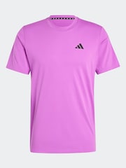 adidas Purple 100% Cotton Train Essentials Feelready Training T-Shirt - Image 6 of 7