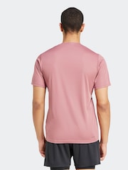 adidas Red Train Essentials Training T-Shirt - Image 2 of 8