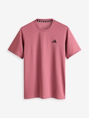 adidas Red Train Essentials Training T-Shirt - Image 7 of 8