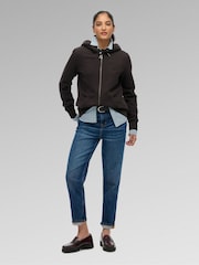 Superdry Black Essentials Logo Full-Zip Hoodie - Image 4 of 6