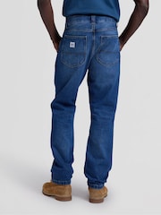 Lee Blue Workwear Haden Quiet Rain Relaxed Straight Mid Jeans - Image 3 of 6