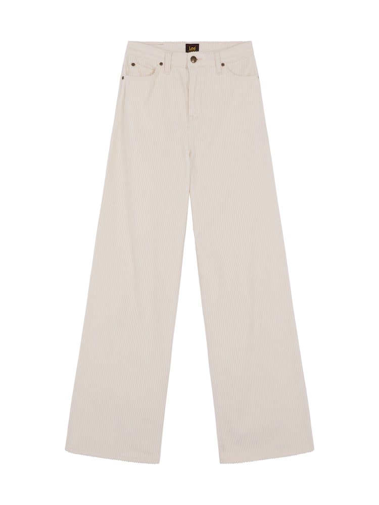 Lee Cream Stella High Rise Wide Leg Jeans - Image 7 of 7 Lee Cream Stella High Rise Wide Leg Jeans - Image 7 of 7