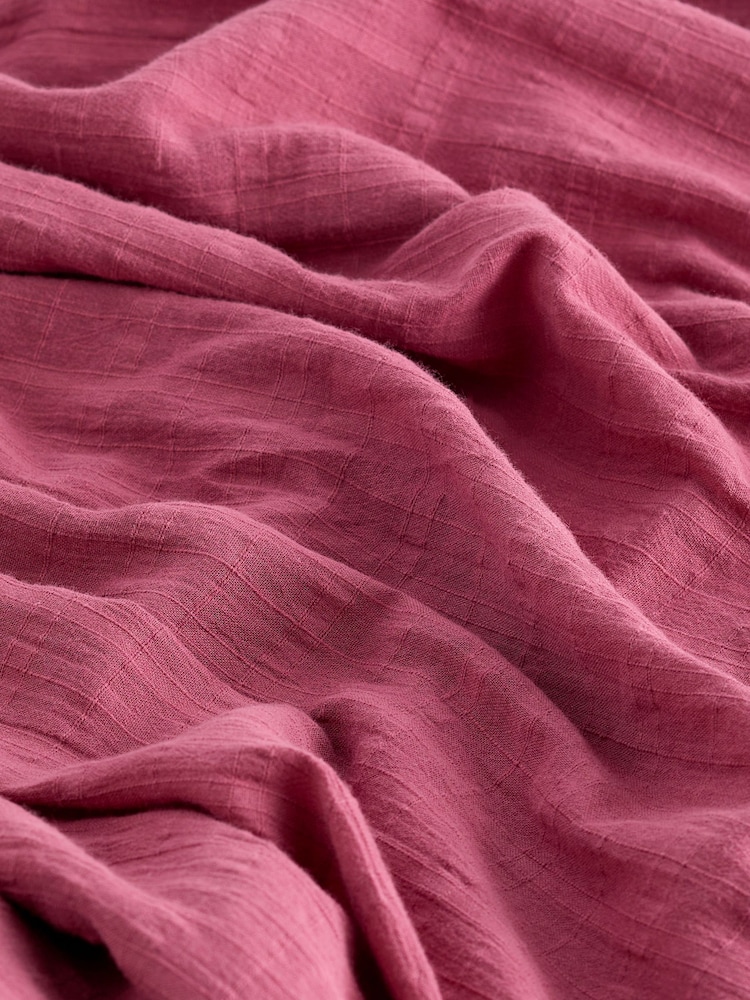 Altrosa - Strukturiertes, voluminöses Maxi-Sommerkleid - Bild 7 von 7
