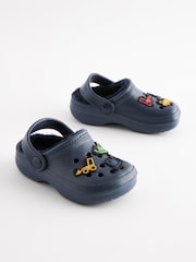 Navy Blue Digger Slipper Clogs - Image 1 of 2