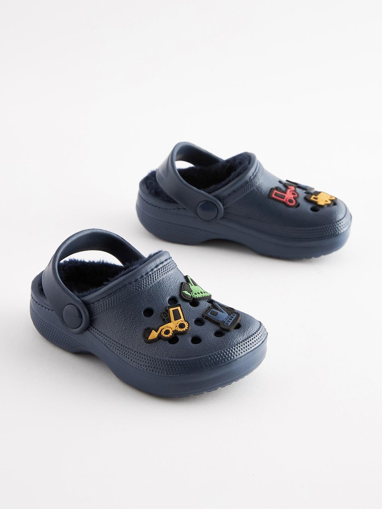 Navy Blue Digger Slipper Clogs - Image 1 of 2