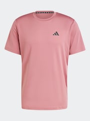 adidas Red Train Essentials Stretch Training T-Shirt - Image 8 of 8