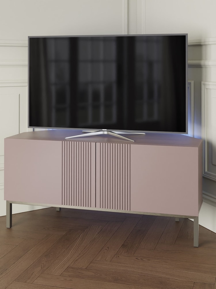 Frank Olsen Mulberry Iona 2 Door Corner TV Unit with Smart Features - Image 1 of 7