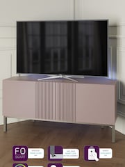 Frank Olsen Mulberry Iona 2 Door Corner TV Unit with Smart Features - Image 3 of 7