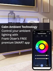 Frank Olsen Mulberry Iona 2 Door Corner TV Unit with Smart Features - Image 7 of 7