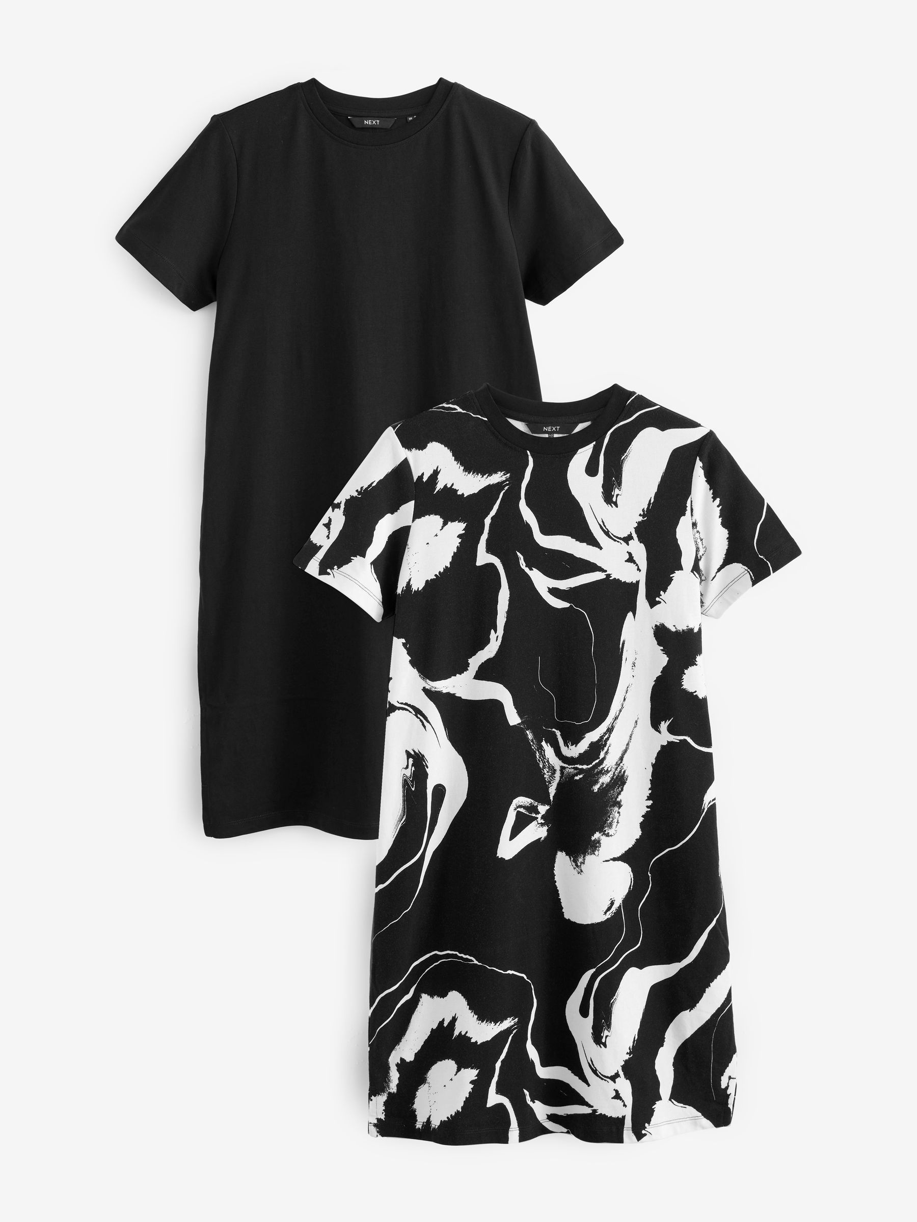 Black t shirt dress zara outlet