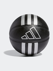 adidas Black Originals 3-Stripes Rubber Mini Basketball - Image 1 of 1