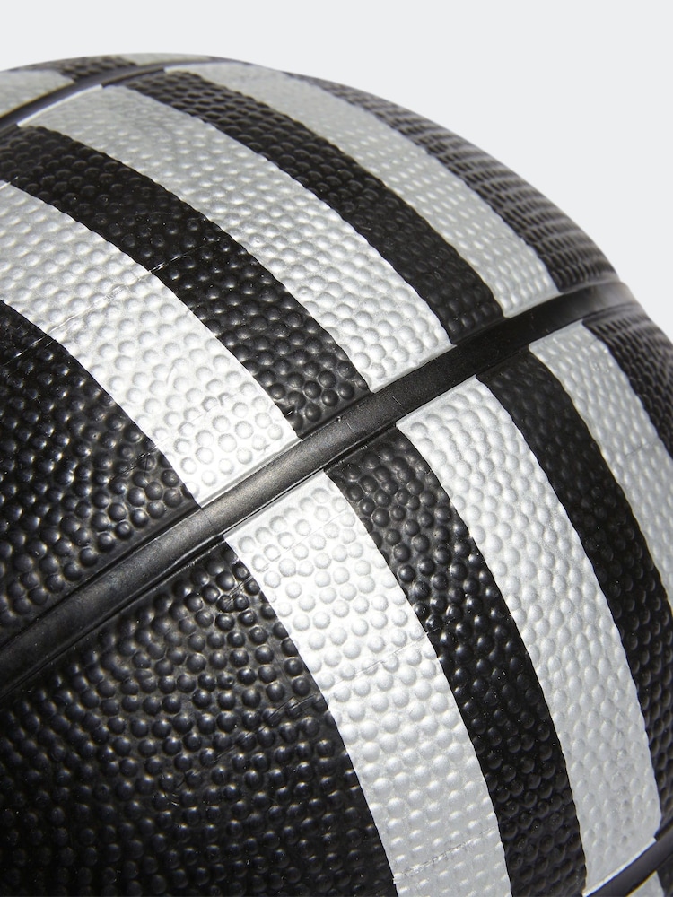 adidas Black Originals 3-Stripes Rubber Mini Basketball - Image 4 of 4