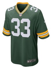 Nike Green NFL Green Bay Packers Home Game Jersey - Aaron Jones - Image 2 of 3
