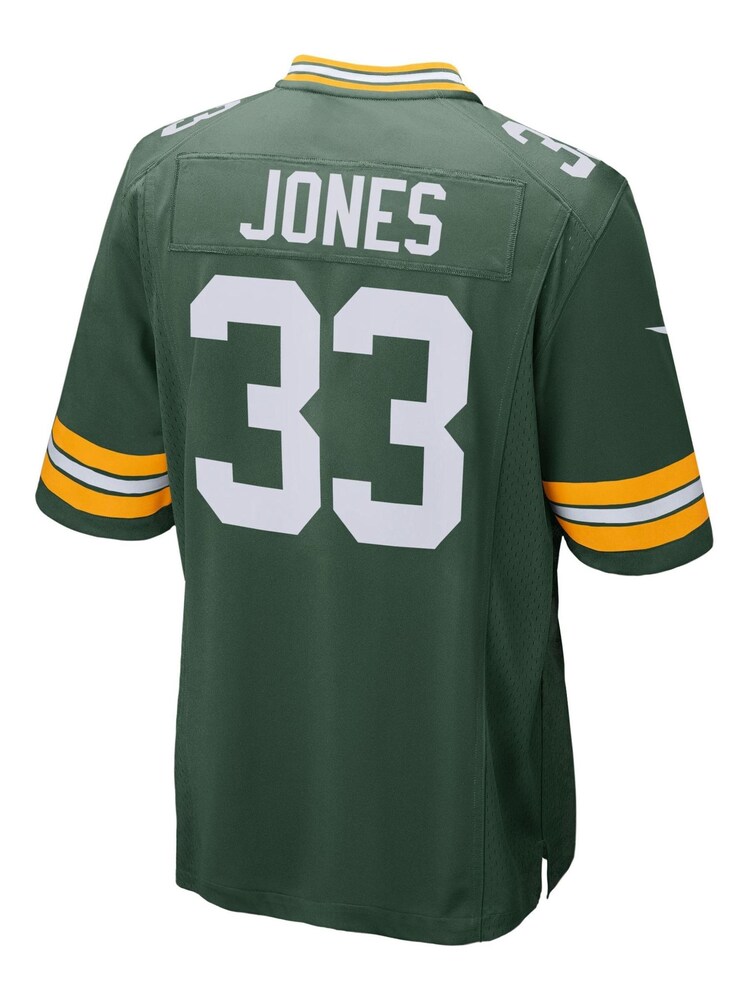 Nike Green NFL Green Bay Packers Home Game Jersey - Aaron Jones - Image 3 of 3