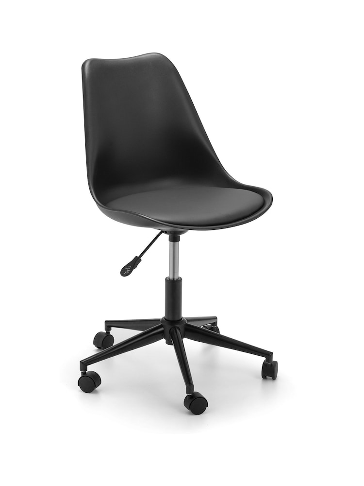 Julian Bowen Black Erika Office Chair - Image 2 of 5
