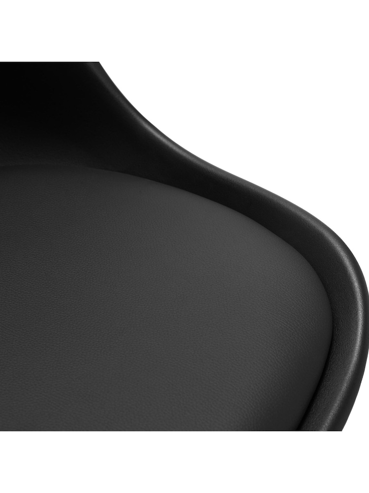 Julian Bowen Black Erika Office Chair - Image 5 of 5 Julian Bowen Black Erika Office Chair - Image 5 of 5