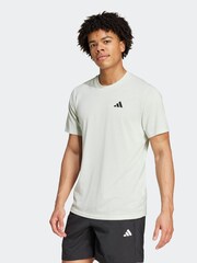 adidas Green 100% Cotton Train Essentials Feelready Training T-Shirt - Image 1 of 8