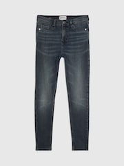 River Island Blue Petite Mid Rise Sculpt Skinny Jeans - Image 1 of 1