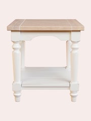 Laura Ashley White Dorset Side Table - Image 4 of 6