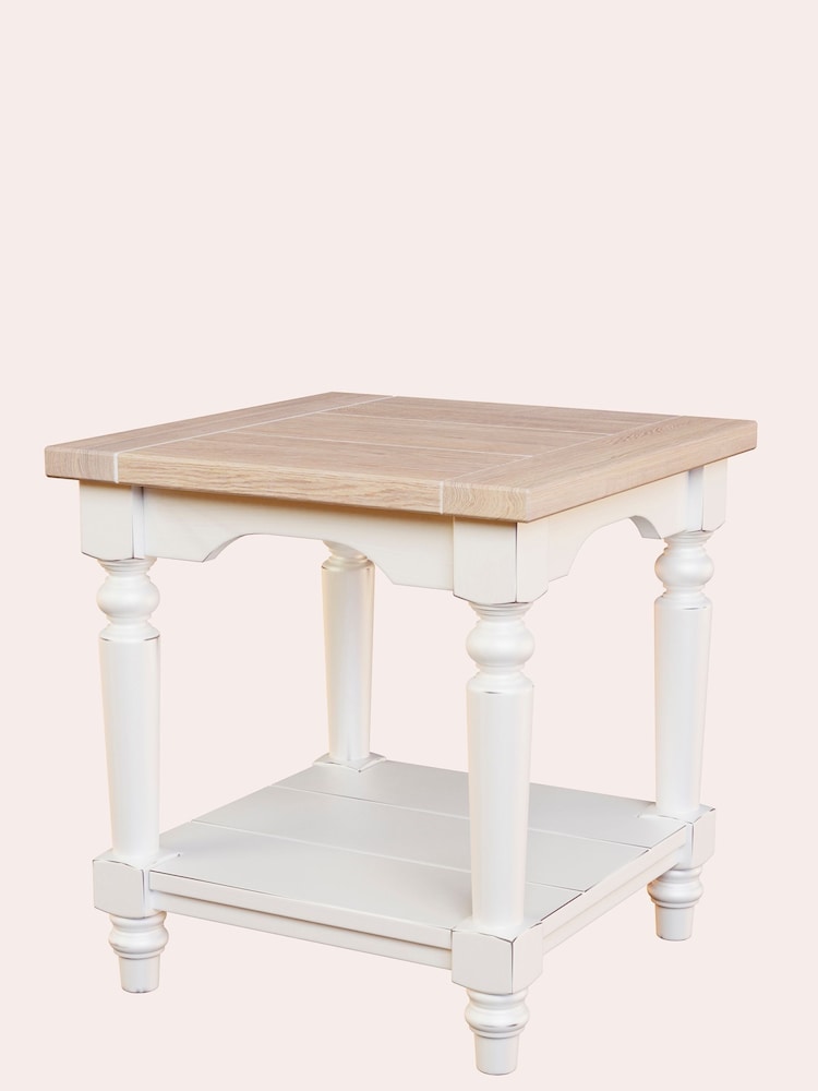 Laura Ashley White Dorset Side Table - Image 6 of 6