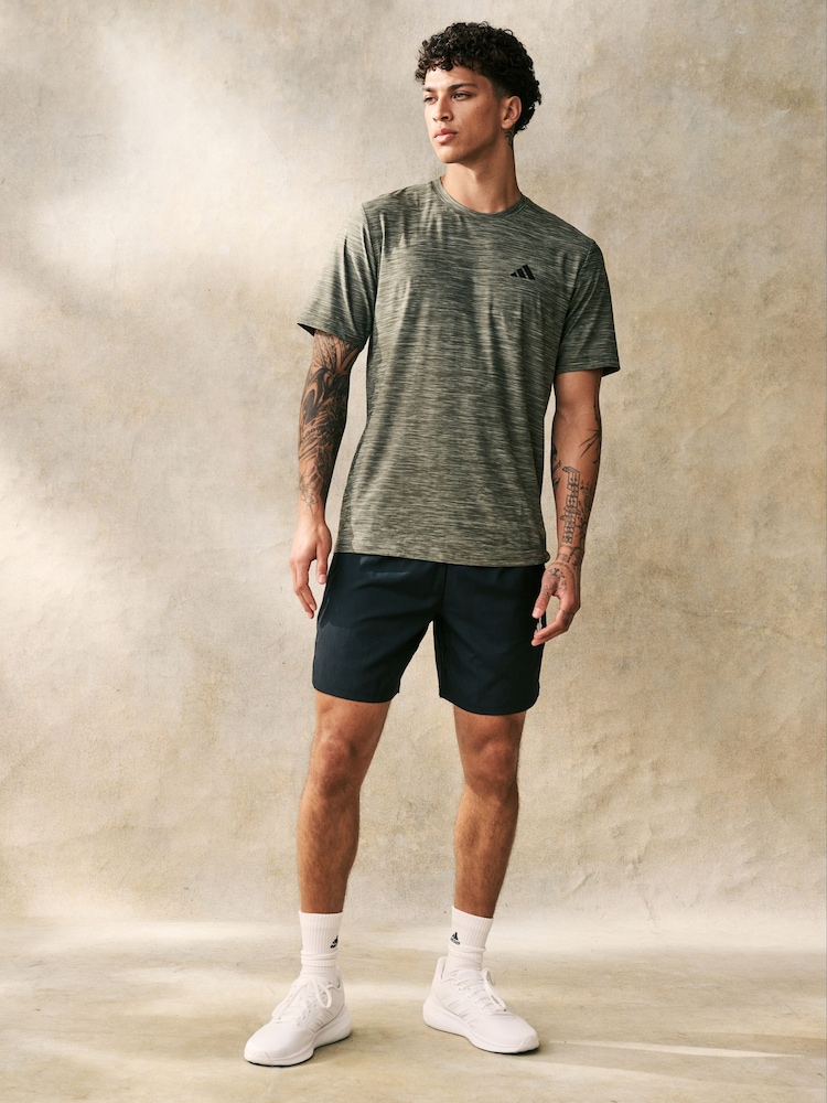adidas Green Train Essentials Stretch Training T-Shirt - Image 2 of 7