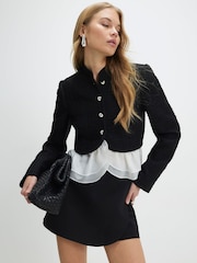شورت تنورة قصير ملفوف من الأمام من River Island - صورة 1 من 4