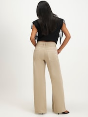 River Island Brown Petite High Rise Straight leg Jeans - Image 2 of 4