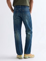 Մուգ կապույտ - Wrangler 13MWZ Pacific Wash օրիգինալ կովբոյական կտրվածքով ջինսեր - Պատկեր 3 6-ից