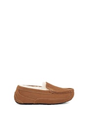 UGG Tan Brown Kids Ascot Slippers - Image 1 of 6