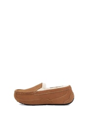 UGG Tan Brown Kids Ascot Slippers - Image 2 of 6
