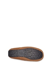 UGG Tan Brown Kids Ascot Slippers - Image 6 of 6