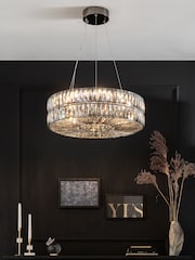 Smoke Grey Aria Chandelier Large Light - Image 1 of 7