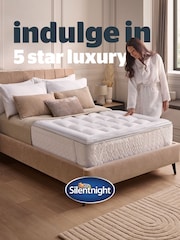 Silentnight White Hotel Collection 5cm Mattress Topper - Image 2 of 7
