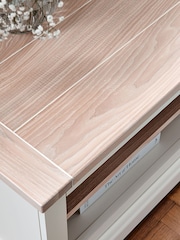 Laura Ashley White Dorset Corner TV Stand - Image 5 of 8