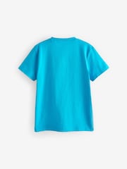 Multi Dino Regular Fit Graphic Short Sleeve 100% Cotton T-Shirts 3 Pack (3-14yrs) - Image 5 of 8