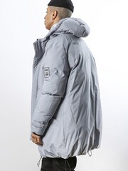 Religion Grey Medium Weight Padded Parka - Image 2 of 5