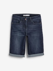 Dark Blue Knee Shorts - Image 1 of 1