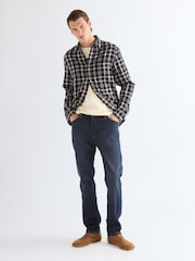 Wrangler Dark Blue Redford Moonlit Regular Tapered Jeans - Image 2 of 5