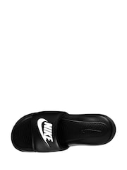 Nike Black/White Victori One Sliders - Image 3 of 6