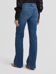 Lee Dark Blue Lana Country Mid Rise Bootcut Jeans - Image 3 of 6