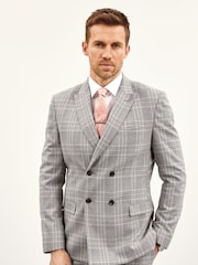 Grey Check Suit Jacket - Image 1 of 8