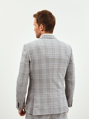 Grey Check Suit Jacket - Image 3 of 8