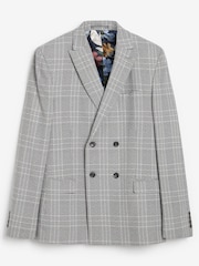 Grey Check Suit Jacket - Image 8 of 8