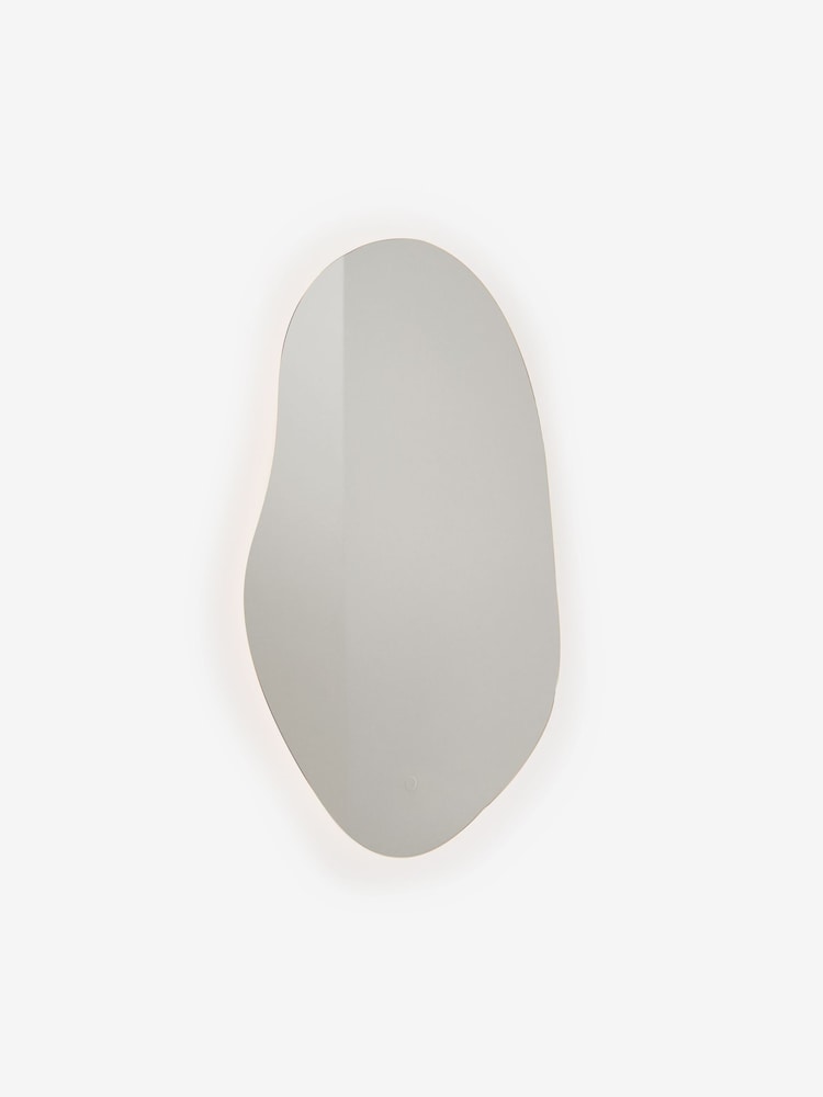 MADE.COM Silver Cormac LED Lit Mirror - Image 4 of 4 MADE.COM Silver Cormac LED Lit Mirror - Image 4 of 4