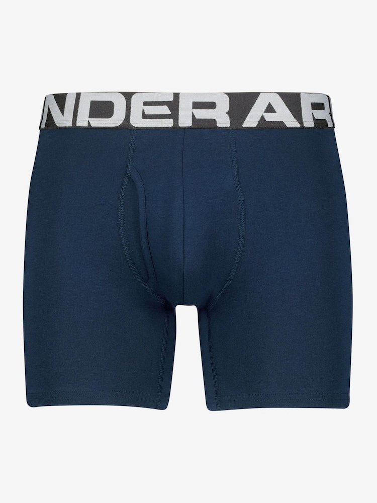 Under Armour Blue Charged Boxers 3 Pack - Image 2 of 8