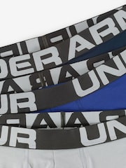 Under Armour Blue Charged Boxers 3 Pack - Image 6 of 8