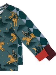 Chelsea Peers Kids Midnight Serenade/Moonlit Knight Print Lang Pysjamas Sett 2PK - Bilde 9 av 10