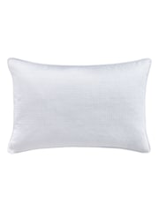 Bedeck of Belfast White Embroidered Kham 100% Cotton Cushion - Image 4 of 4
